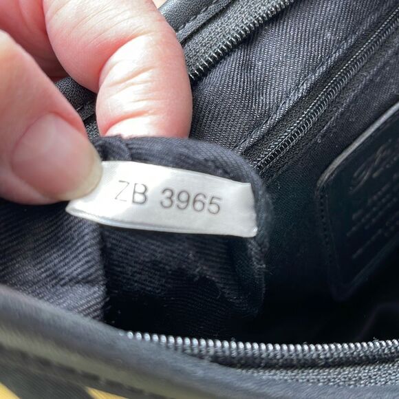 Vintage Y2K leaf Zebra print Fossil shoulder bag. - Picture 7 of 11